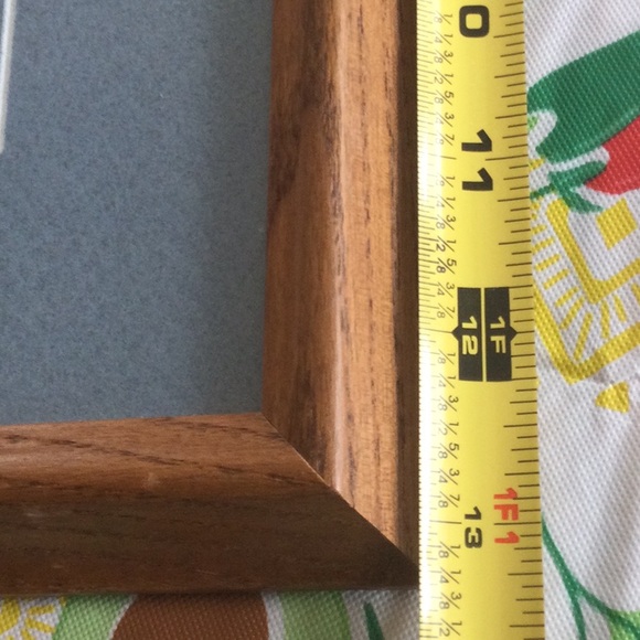 Framed Saturday Evening Post teacher by Norman Rockwell. 22cent stamp 1985 - Picture 6 of 6